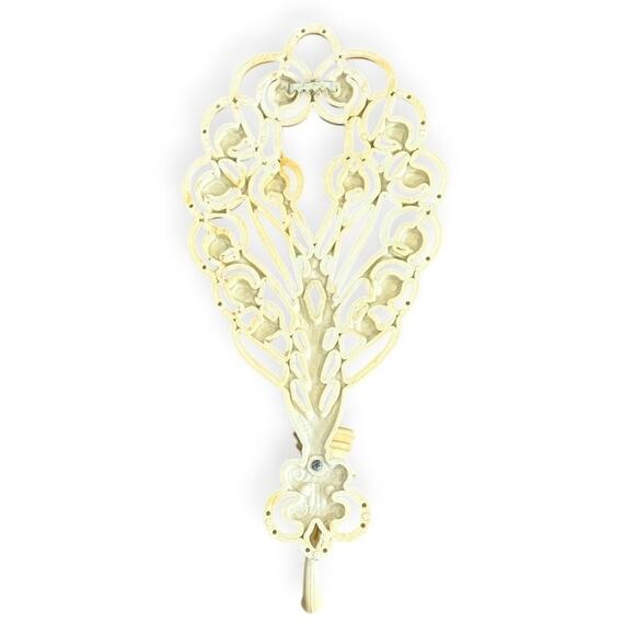 Burwood Syrogo 3 Wall Hanging Art Large 18" MCM Decor Retro Butterfly Candelabra - Picture 6 of 12